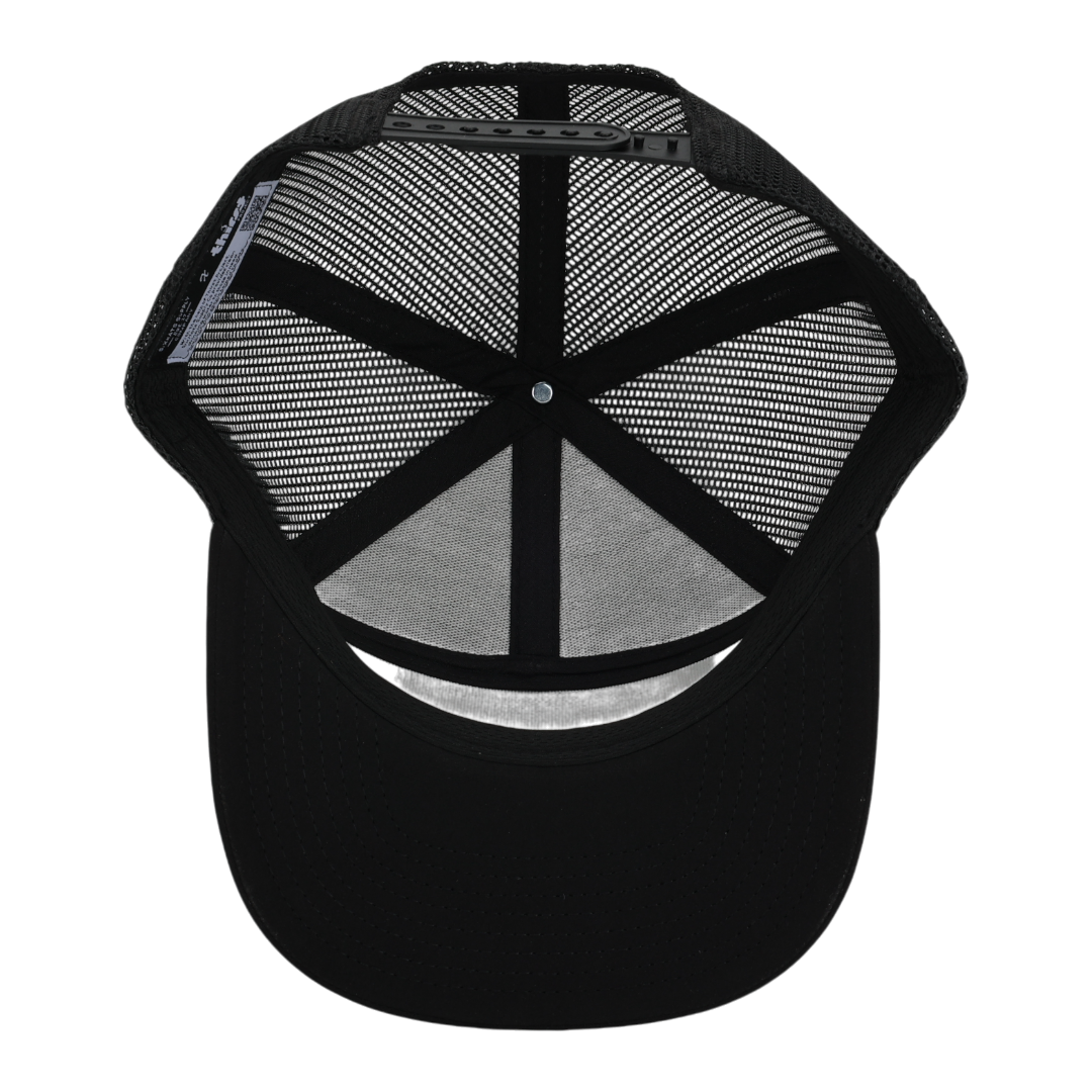 Black Mesh Tradesman Waterproof Hat