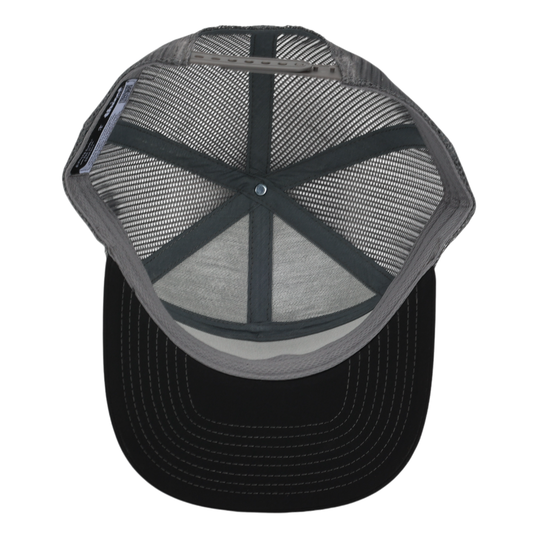 Black & Charcoal Mesh Tradesman Waterproof Hat