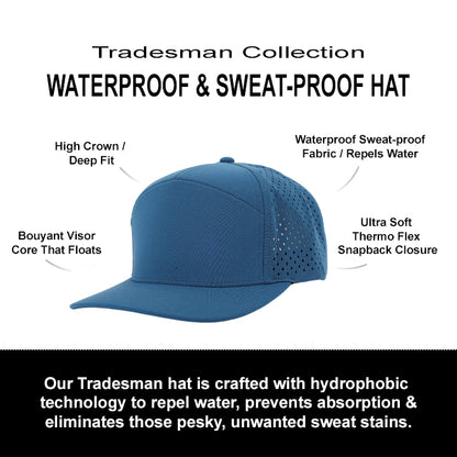 Atlantic Blue Tradesman Waterproof Hat