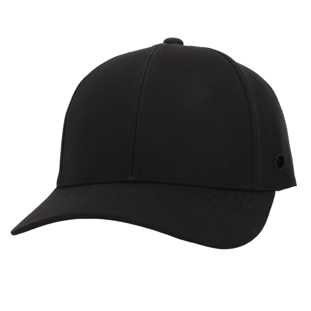 Black Low Pro Waterproof Hat