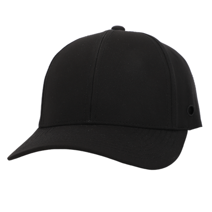 Black Low Pro Waterproof Hat