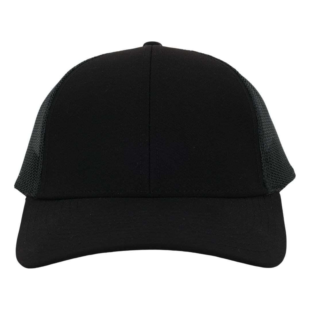 Black Mesh Low Pro Waterproof Hat