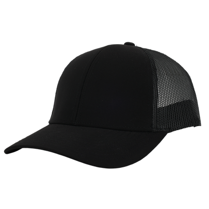 Black Mesh Low Pro Waterproof Hat