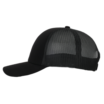 Black Mesh Low Pro Waterproof Hat