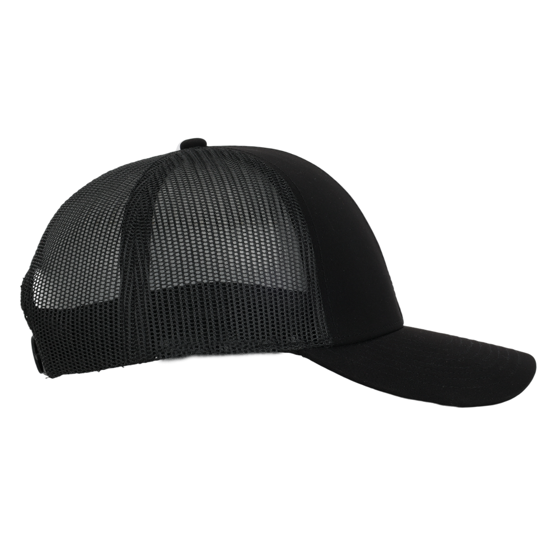 Black Mesh Low Pro Waterproof Hat