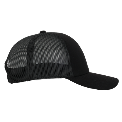 Black Mesh Low Pro Waterproof Hat