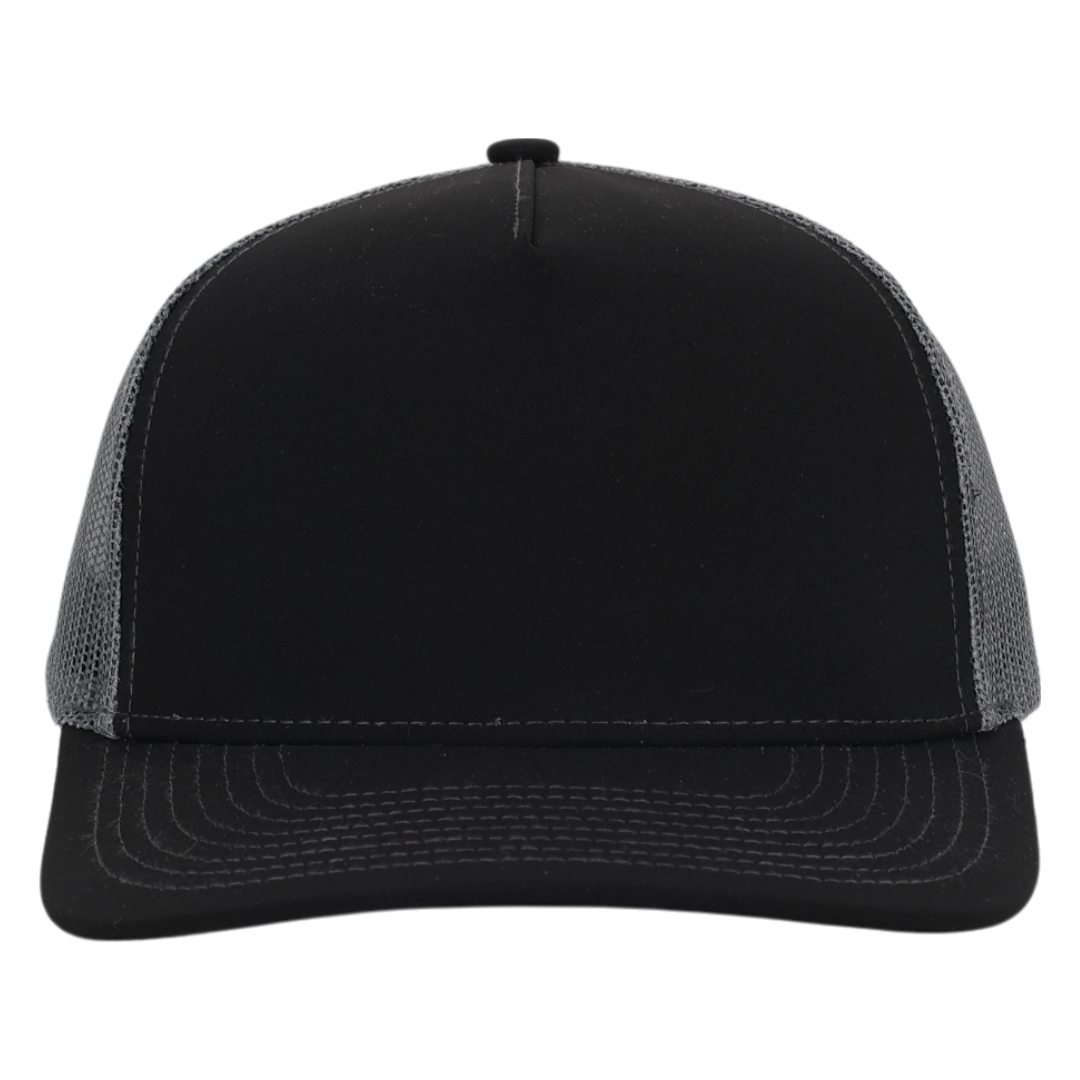 Black & Charcoal Mesh Signature Waterproof Hat