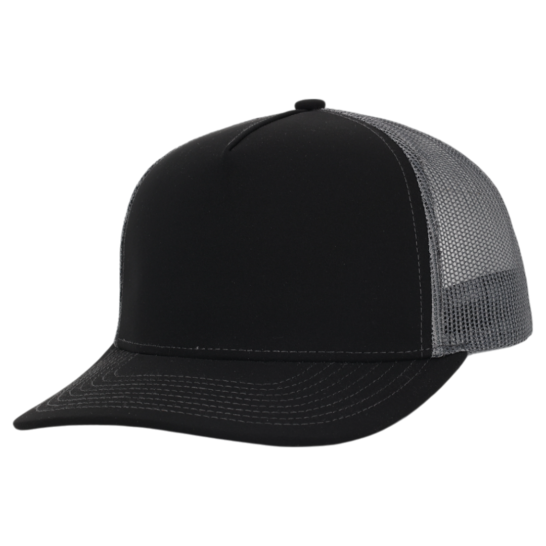 Black & Charcoal Mesh Signature Waterproof Hat