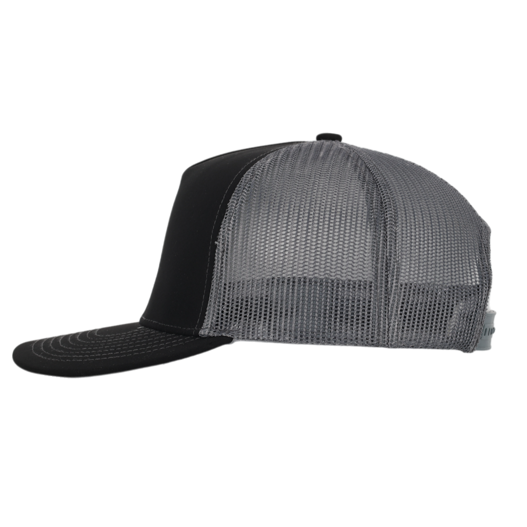 Black & Charcoal Mesh Signature Waterproof Hat