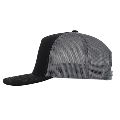 Black & Charcoal Mesh Signature Waterproof Hat