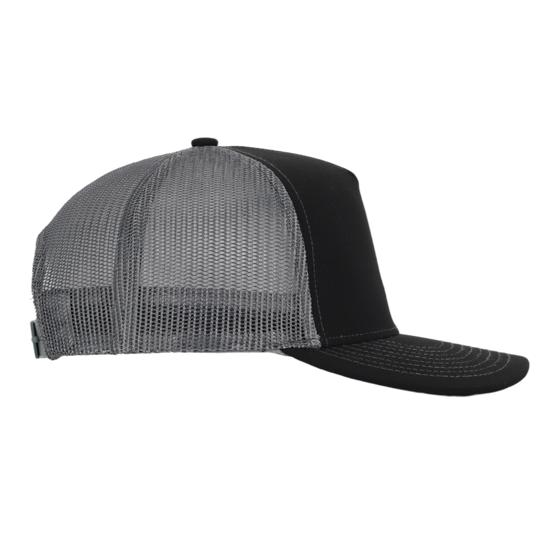 Black & Charcoal Mesh Signature Waterproof Hat