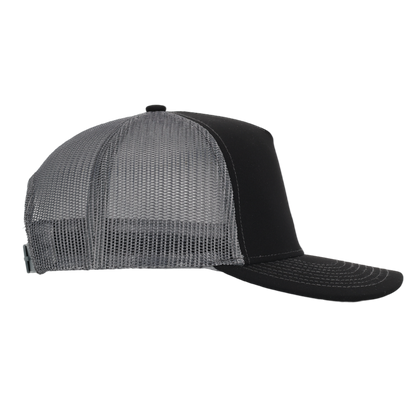 Black & Charcoal Mesh Signature Waterproof Hat
