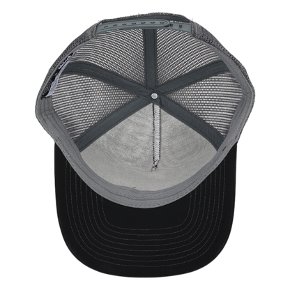 Black & Charcoal Mesh Signature Waterproof Hat