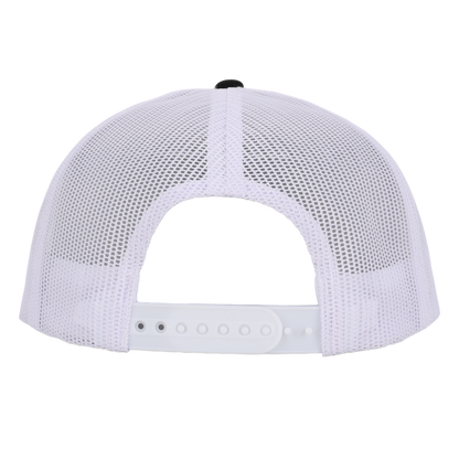 Black & White Mesh Tradesman Waterproof Hat