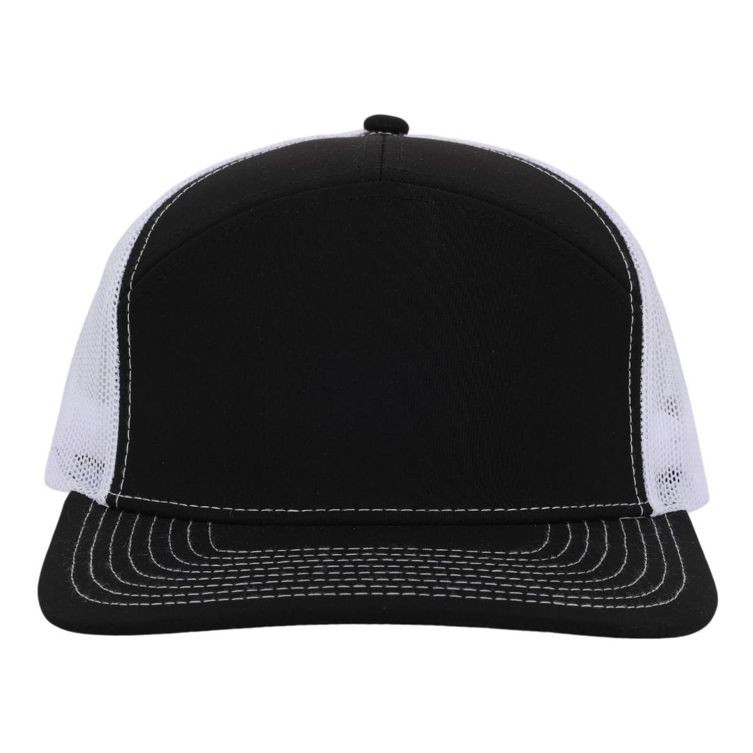 Black & White Mesh Tradesman Waterproof Hat
