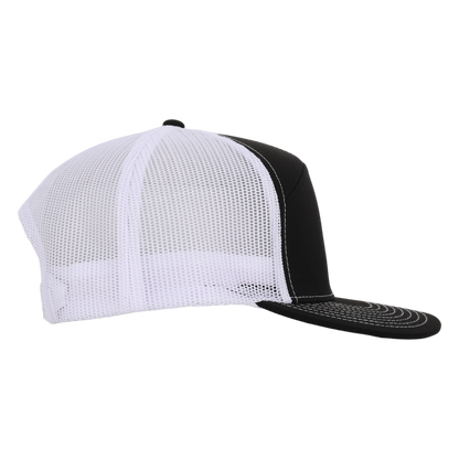 Black & White Mesh Tradesman Waterproof Hat