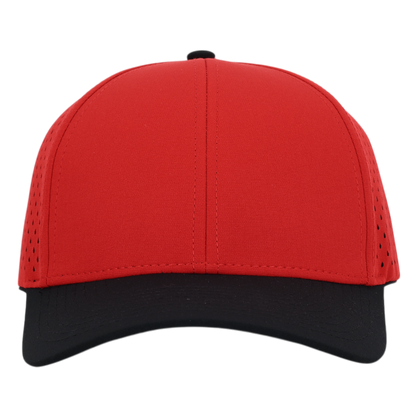 Red & Black Low Pro Waterproof Hat