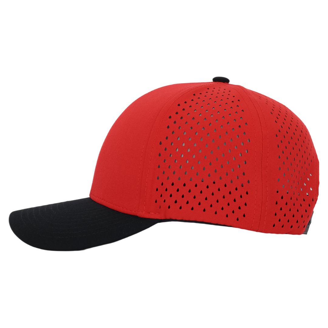 Red & Black Low Pro Waterproof Hat