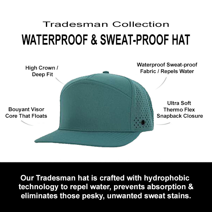 Teal Tradesman Waterproof Hat