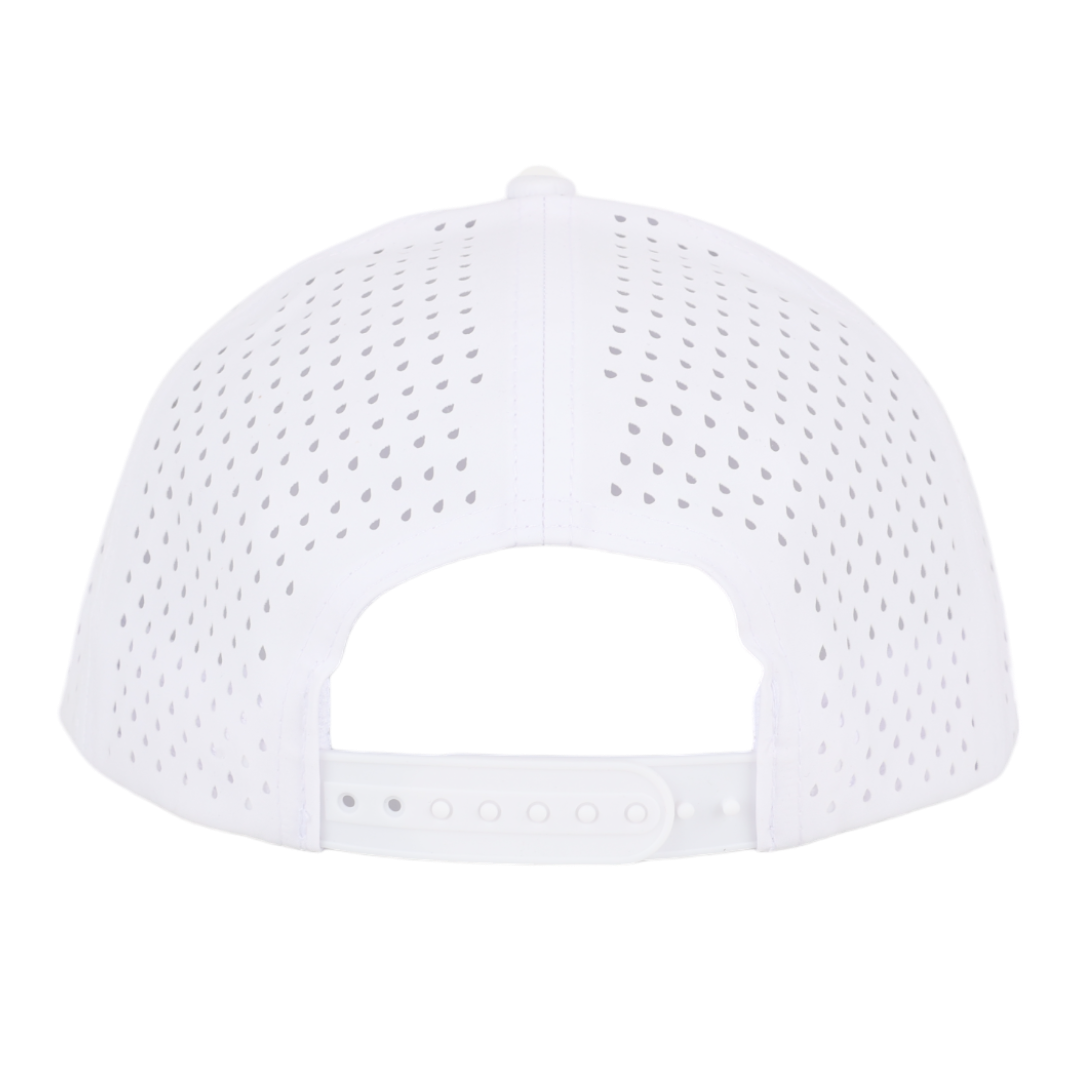 White Low Pro Waterproof Hat