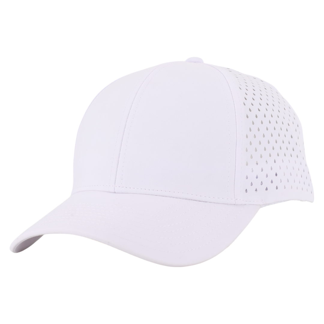 White Low Pro Waterproof Hat