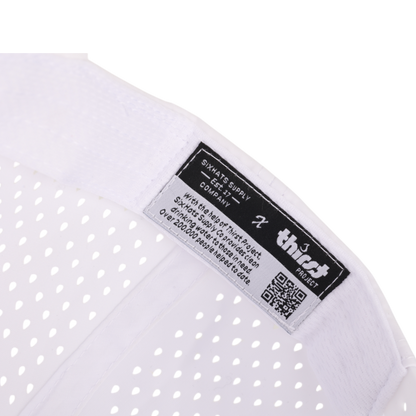 White Low Pro Waterproof Hat