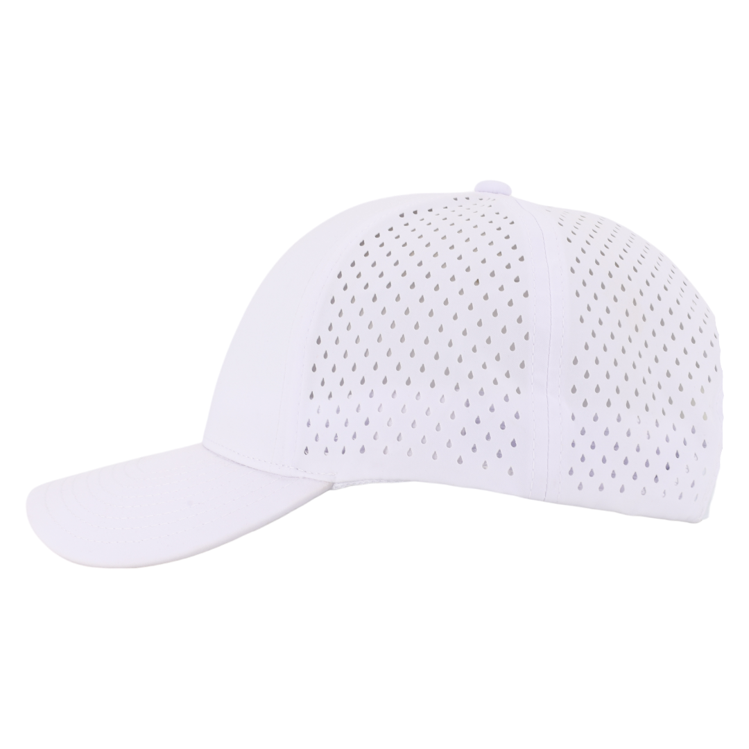 White Low Pro Waterproof Hat