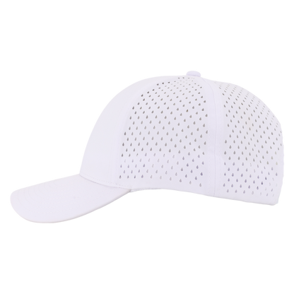 White Low Pro Waterproof Hat
