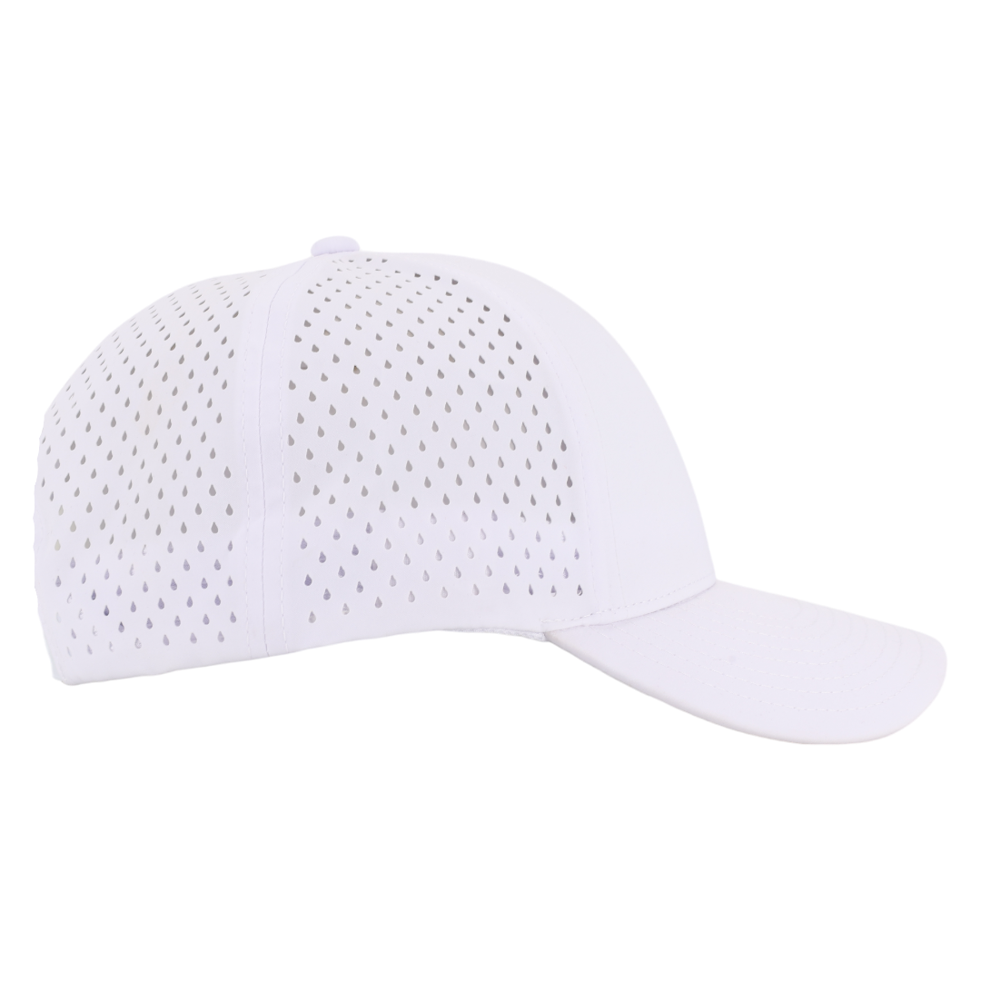 White Low Pro Waterproof Hat