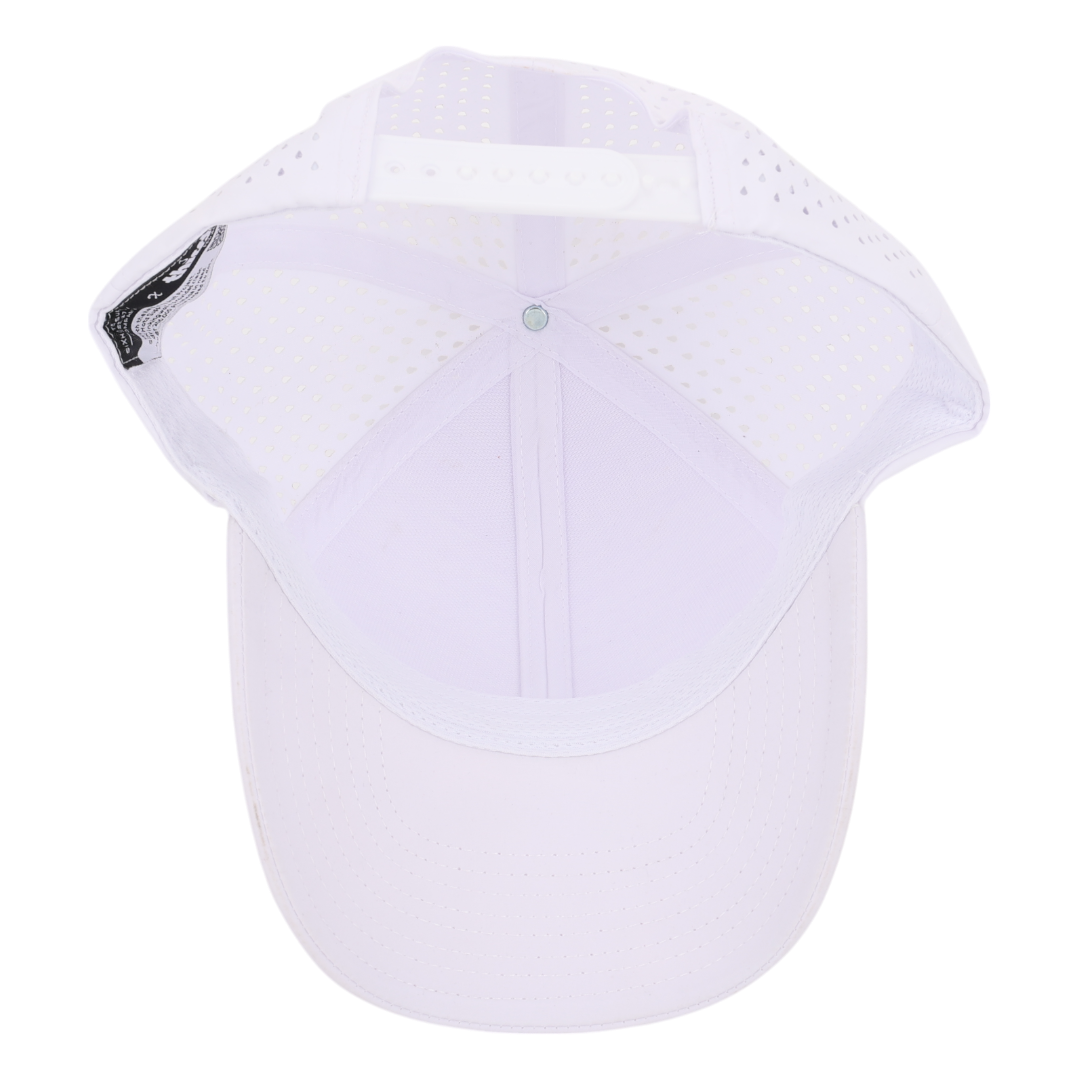 White Low Pro Waterproof Hat